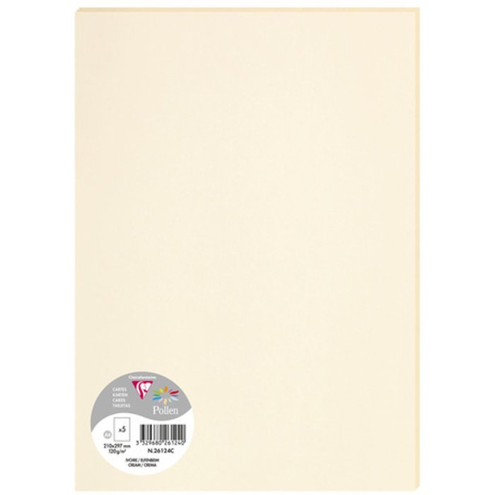 5 sheets Pollen DIN A4 1201 g - ivory