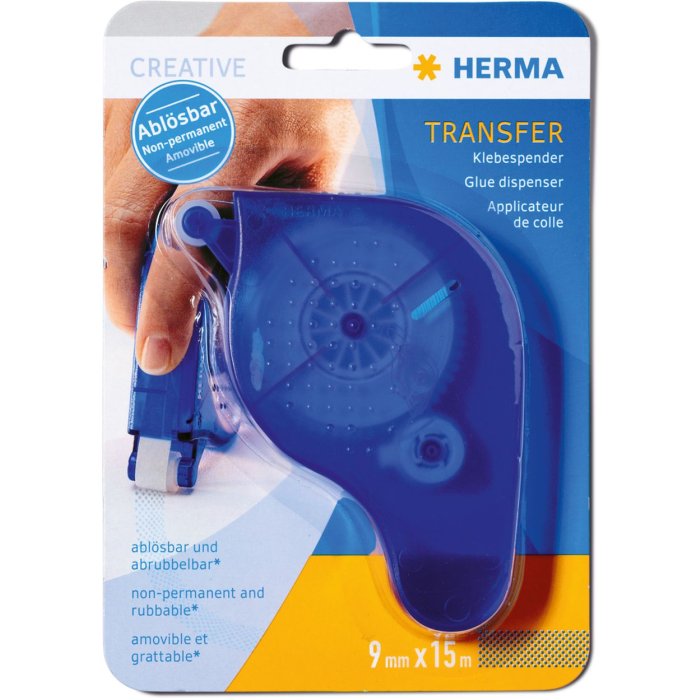 HERMA Glue dispenser Transfer  removable  blue 15m