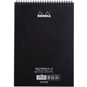 Notepad A4 double spiral 80 sheets, 80g, Dot ruling