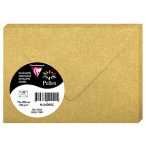 envelope 75x100 mm gold - 54080C