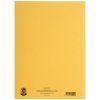 File cover with grooved bridge and capacity to 350 sheet of recycled cardboard 250g Forever, for A4 Yellow