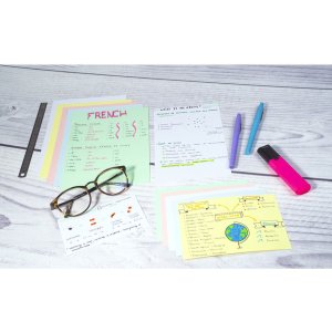 Flashcards plain A4 100 pieces White