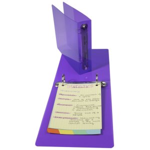 Ring binder made of PP 700µ, 2 rings, spine 35mm, 16x24cm for DIN A5 - assorted