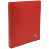 Ring Binder PP 700? with 4 rings 30mm, 40mm back, opaque, A4 overwidth Red