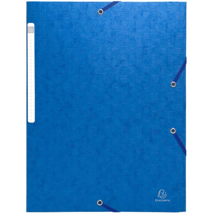 Binder A4 + 3 Scots red flaps blue