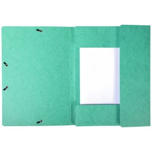 Binder A4 + 3 Scots red flaps green