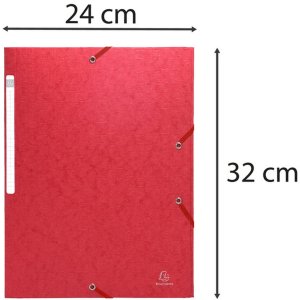 Corner stretch folder Scotten-Manila DIN A4 red