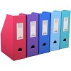 Stehsammler 2mm of resistant PVC back 100mm with glued label holder and grip hole colors pastel sort.