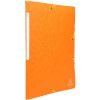 Binder with elastic and three valves of monoblock Scotten Manila carton 425g Nature Future, for A4 Orange