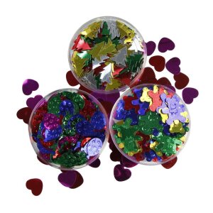 coloured confetti balloons