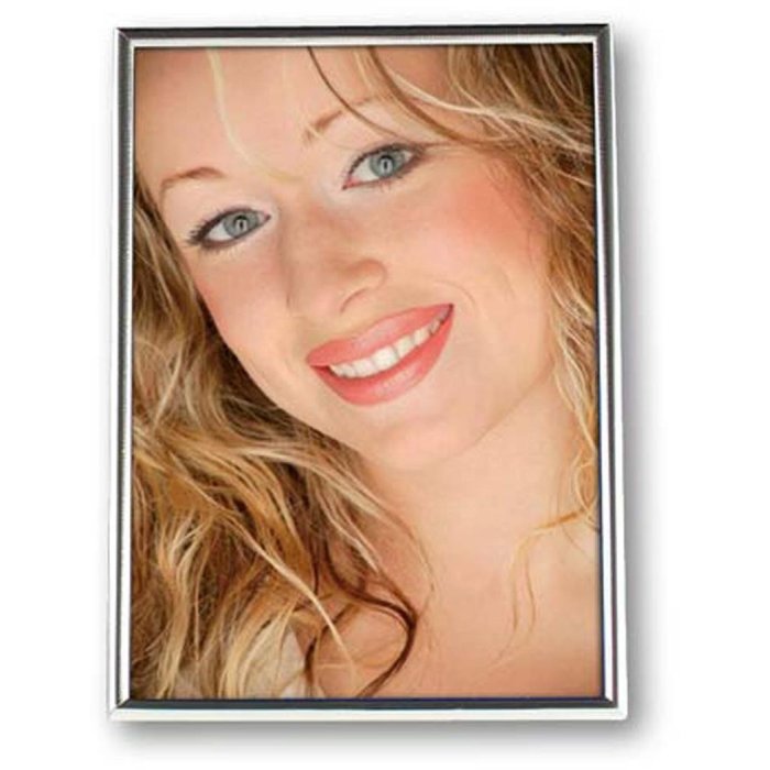 7x10 cm photo frame silver ETTA