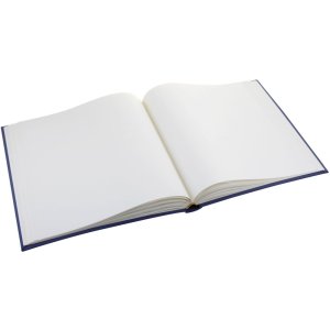 Linen Photo Album Velina 31x31 cm blue