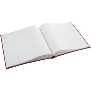 Linen Photo Album Velina 24 x 24 cm bordeaux