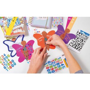 HERMA Sticker MAGIC Letters, glittery