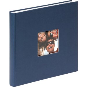 Walther Fun Design photo album 26x25 cm blue 40 white sides