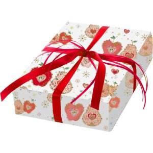 APPLE PEAR IN LOVE Wrapping Paper