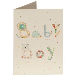 Greeting Card Baby BABY BOY