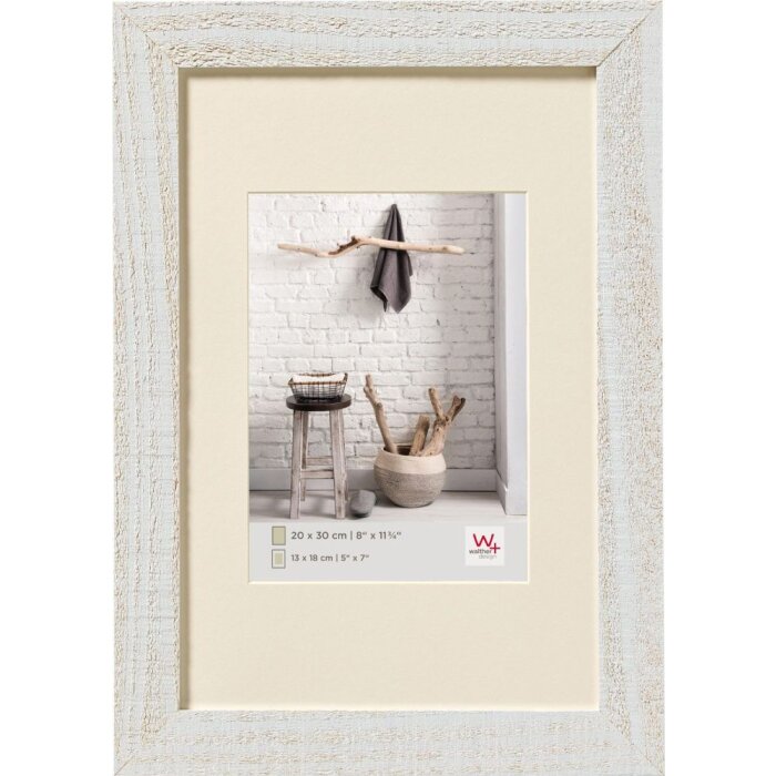 Home wooden frame 10x15 cm polar white