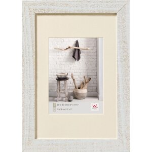 Home wooden frame 10x15 cm polar white