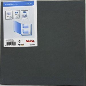 Hama Memo Album Fine Art 160 Photos 10x15 cm Grey with Memo Fields