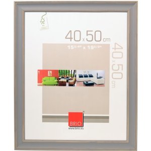 wooden frame Constance gray 40x50 cm