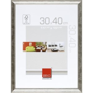 wooden frame Circee 30x40 cm silver