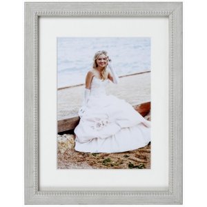 wooden frame Perle 10x15 cm gray