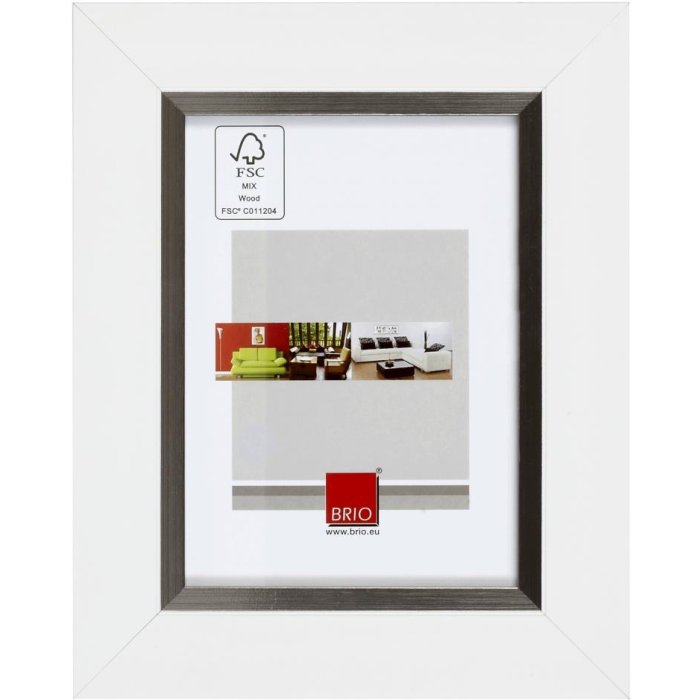 wooden frame Orion 18x24 cm white