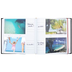 slip-in album Linea 200 photos 11x15 cm black