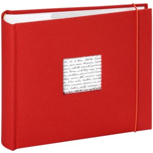 slip-in album Linea 200 photos 11x15 cm red