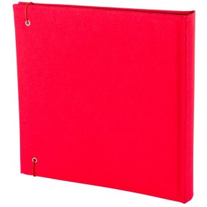 Photo album Linea 30x30 cm red