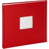 Photo album Linea 30x30 cm red