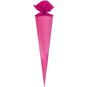 School cone coloured cardboard 70 cm assorted