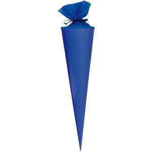 School cone coloured cardboard 70 cm assorted