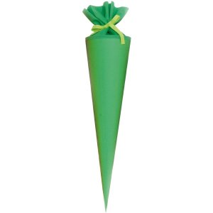 School cone coloured cardboard 70 cm assorted