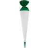 School Cone green-white 70 cm