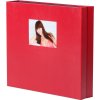 HNFD Maxi photo album Lona red 34,5x33 cm 100 black sides