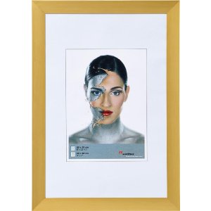 Spacy aluminum frame 10x15 cm gold