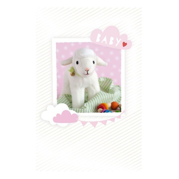 ARTEBENE card birth rosÃ© sheep