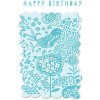 ARTEBENE Card Birthday Blue Bird