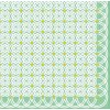 ARTEBENE napkins circle pattern mint 33x33 cm