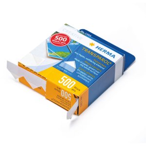 HERMA Transparol photo corners dispenser pack 500 pcs.