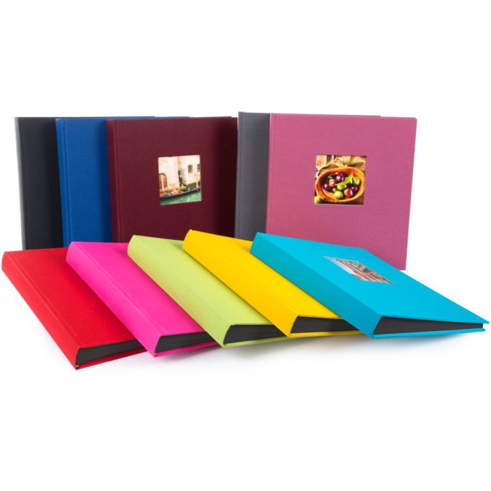 Photo album Bella Vista assorted black pages 30x31 cm