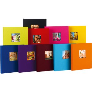 Photo album Bella Vista assorted black pages 30x31 cm