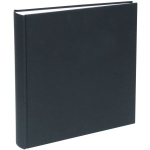 Deknudt Linen Photo Album 30 x 33 cm black 100 white sides