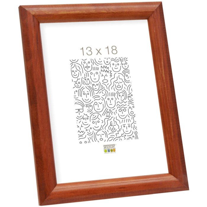 wooden frame S40C Deknudt 10x15 cm brown