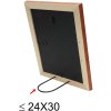 wooden frame S40C Deknudt 10x15 cm brown