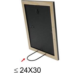 wooden frame S40C Deknudt 20x30 cm black