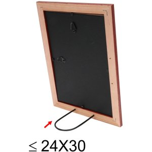 wooden frame S40C Deknudt 20x30 cm red