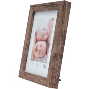 wooden frame S45R 10x15 cm brown